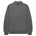 Ralph Lauren Grey Merino Wool L/S Polo