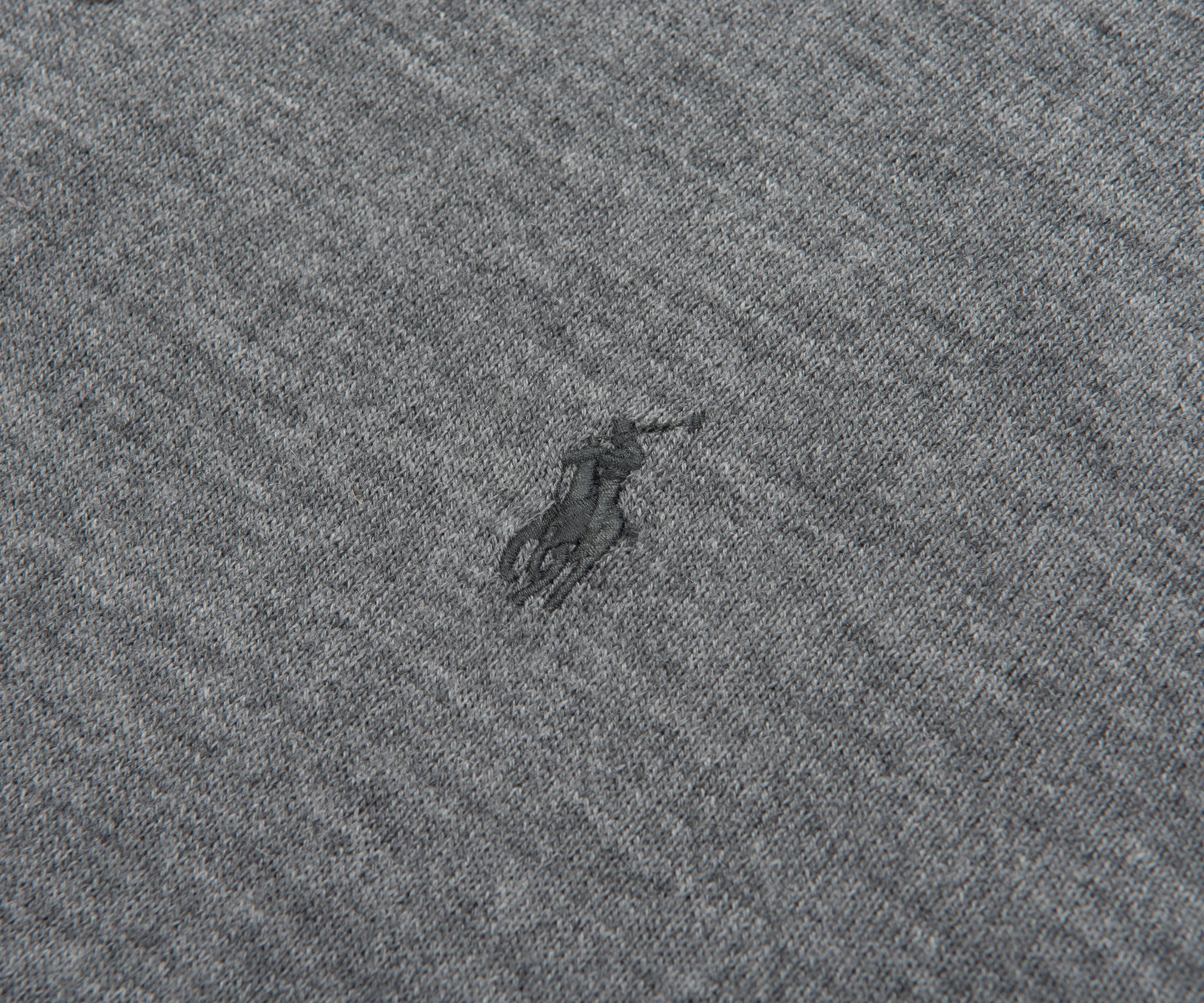 Ralph Lauren Grey Merino Wool L/S Polo