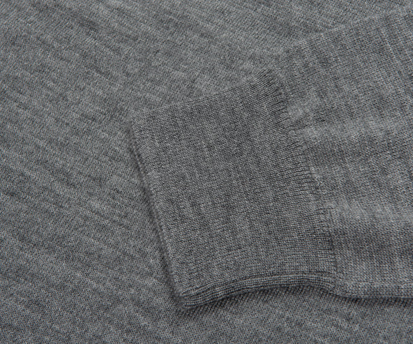 Polo Ralph Lauren Grey Merino Wool L/S Polo