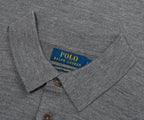 Ralph Lauren Grey Merino Wool L/S Polo