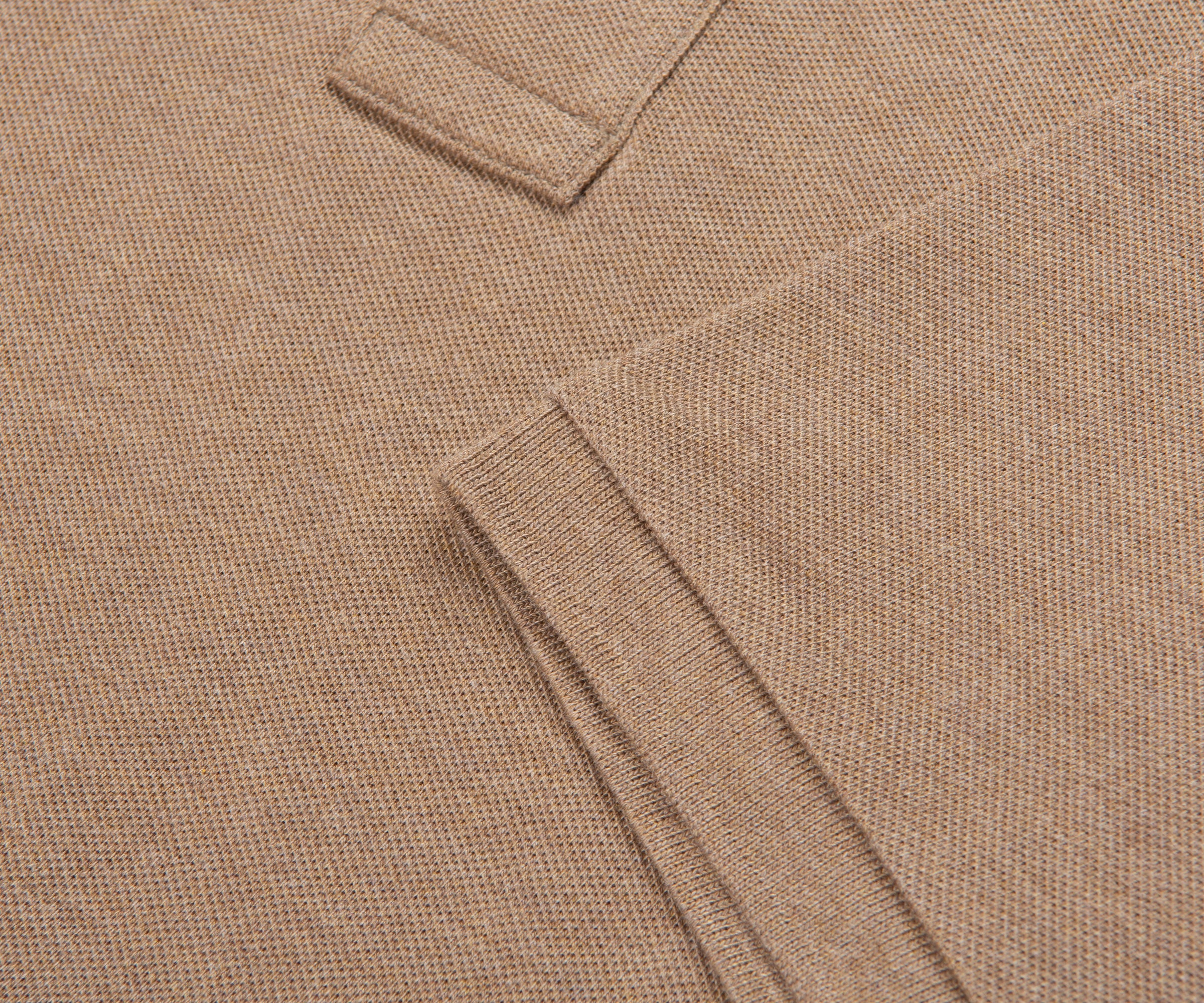 Ralph Lauren Brown Heather Custom Slim Fit Polo Shirt