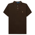 Ralph Lauren Brown Custom Slim Fit Polo Shirt