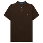 Ralph Lauren Brown Custom Slim Fit Polo Shirt