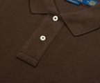 Ralph Lauren Brown Custom Slim Fit Polo Shirt
