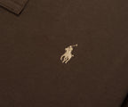 Ralph Lauren Brown Custom Slim Fit Polo Shirt
