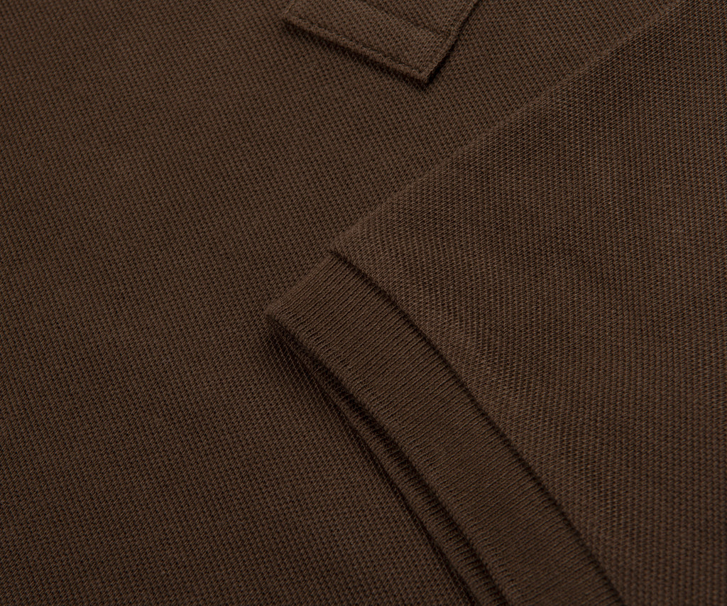 Ralph Lauren Brown Custom Slim Fit Polo Shirt