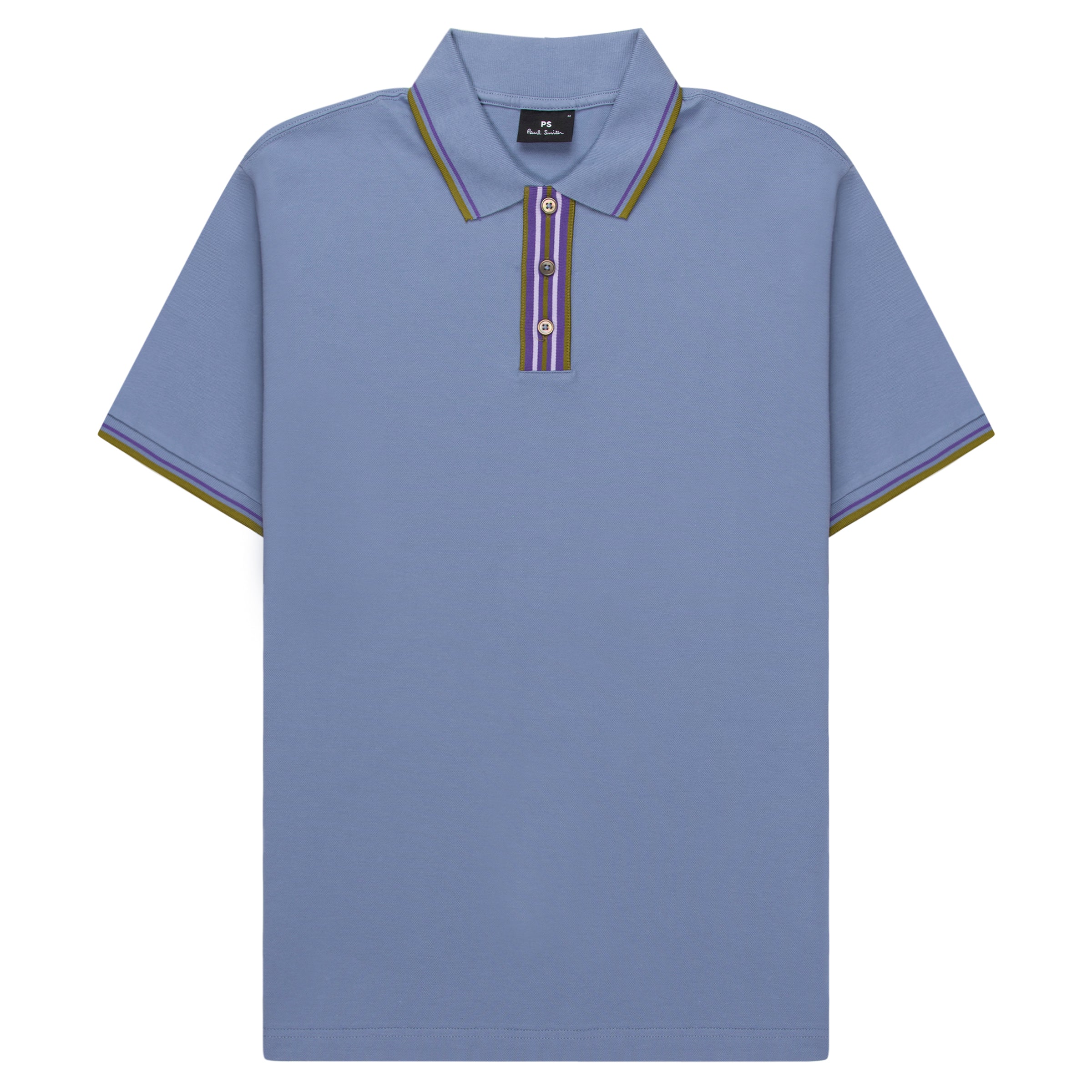 Paul Smith Violet/ Green Placket Polo
