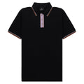 Paul Smith Black/ Purple Placket Polo