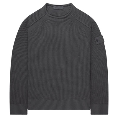 Stone Island Ghost Grey Waffle Sweater