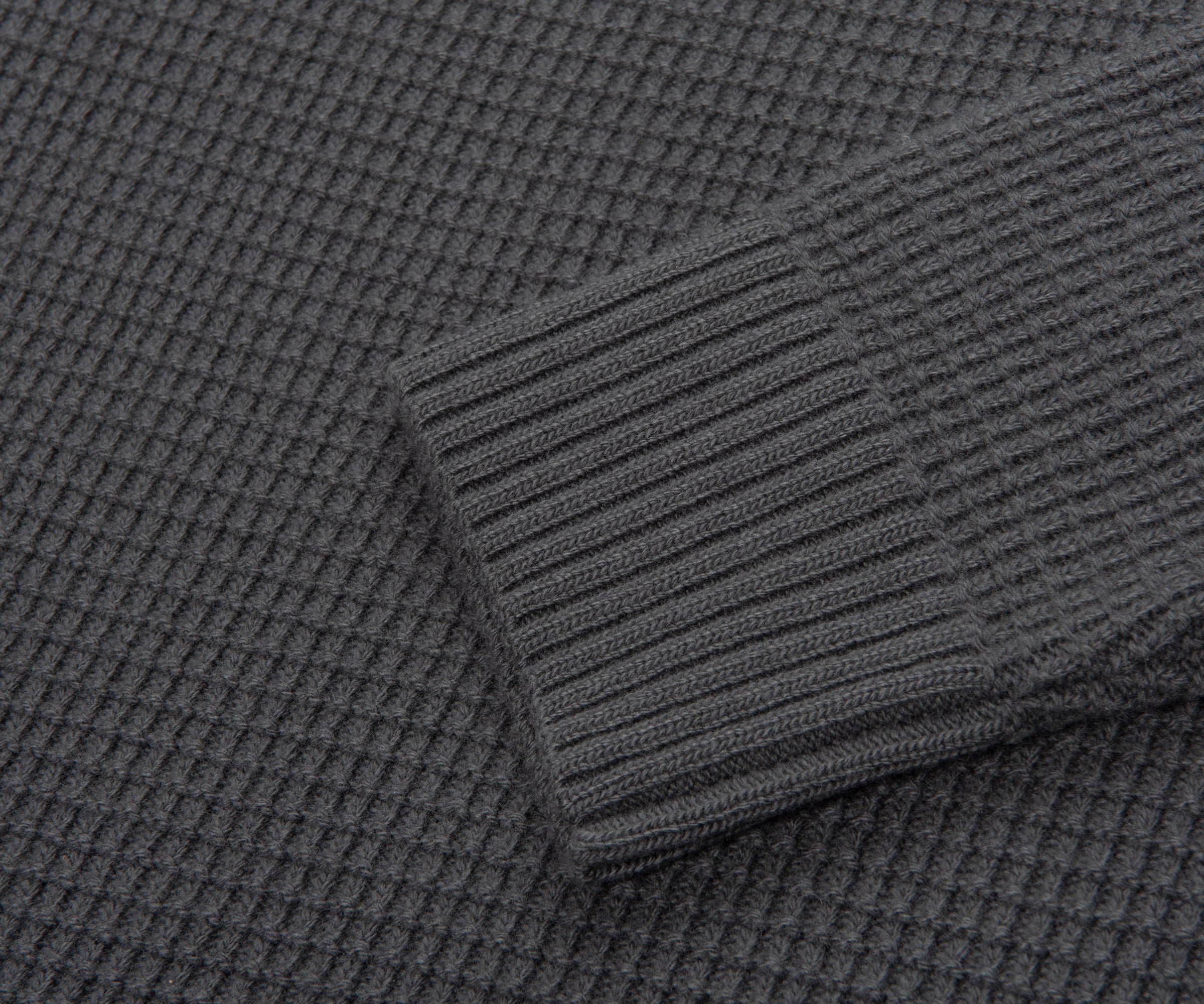 Stone Island Ghost Grey Waffle Sweater