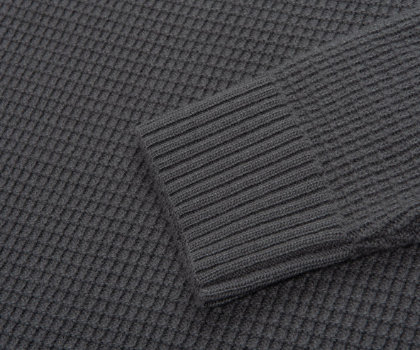 Stone Island Ghost Grey Waffle Sweater
