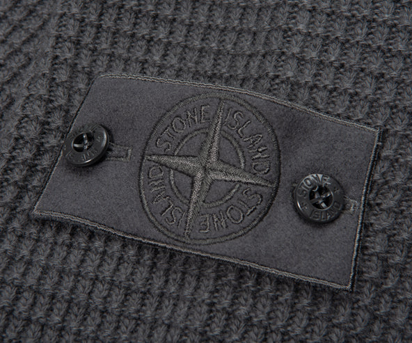 Stone Island Ghost Grey Waffle Sweater