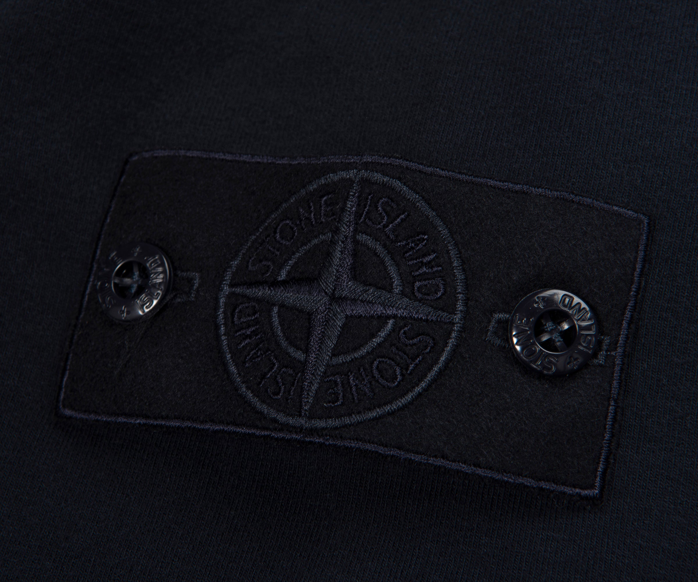 Stone Island Ghost Navy Soft Cotton Sweatshirt