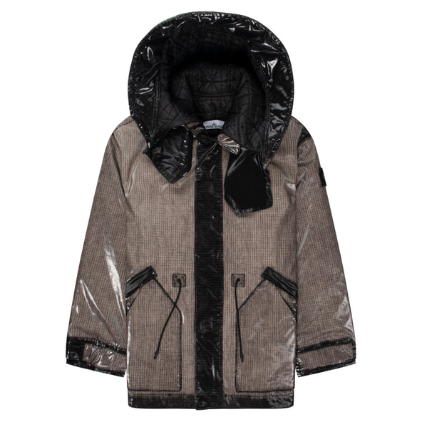 Stone Island Stone Uneven Ripstop Prismatico Coat