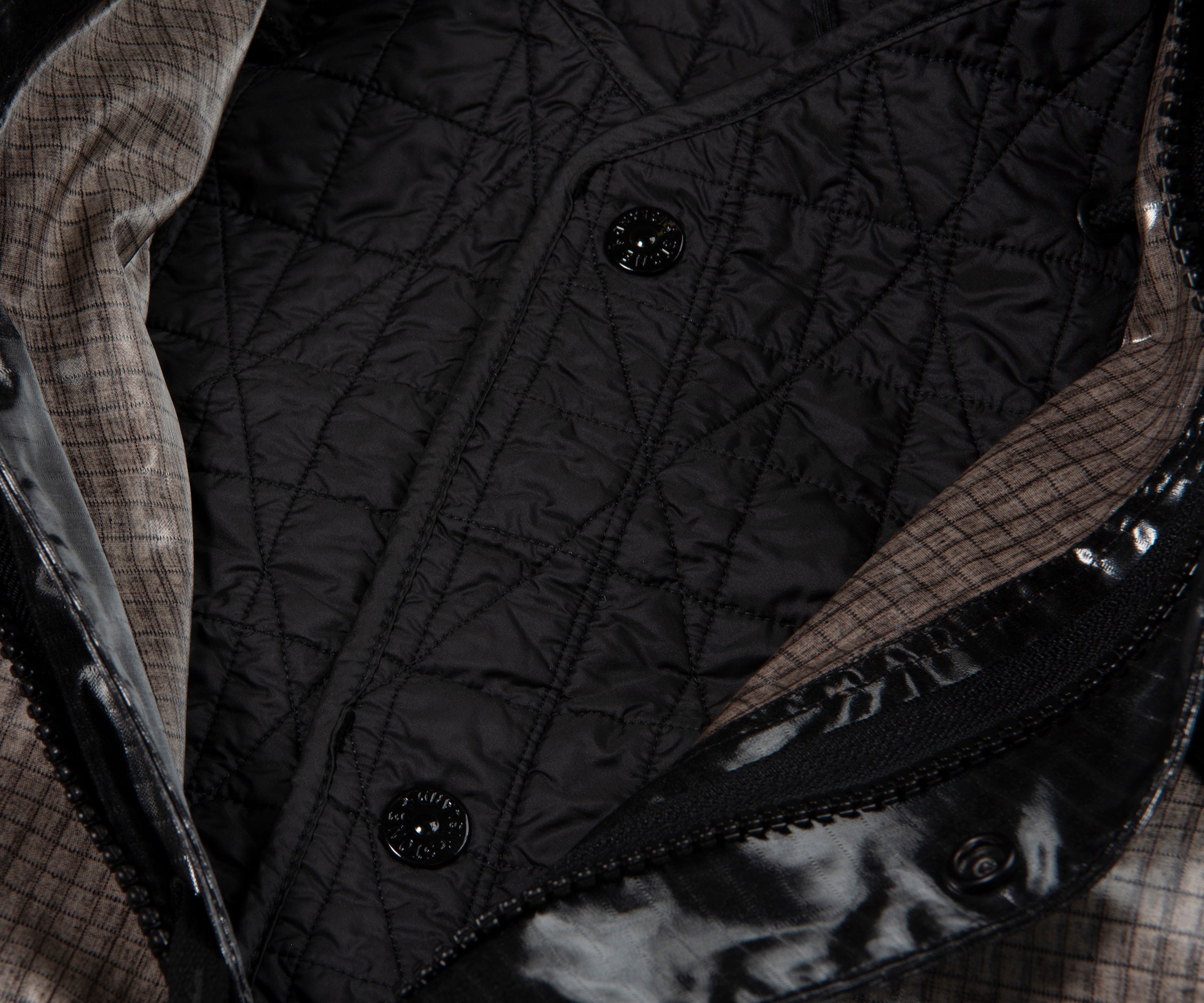 Stone Island Stone Uneven Ripstop Prismatico Coat