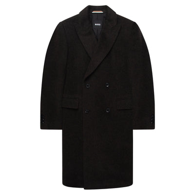 Boss Brown Double Breasted Trench Coat