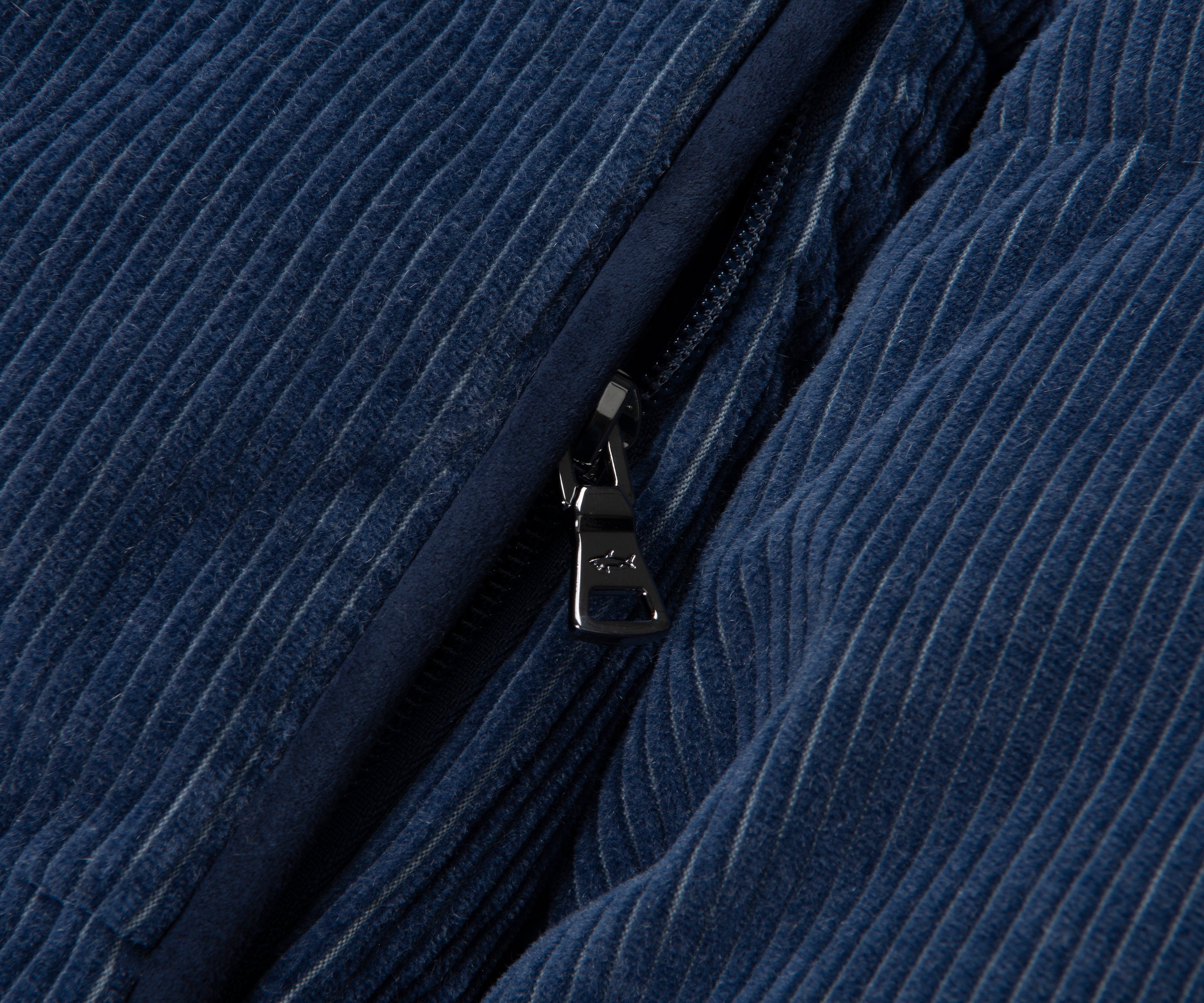 Paul & Shark Blue Cord Down Jacket