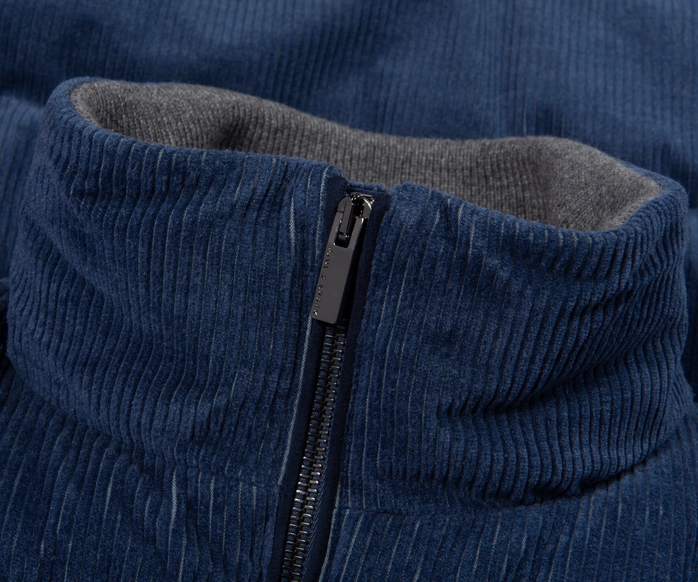 Paul & Shark Blue Cord Down Jacket