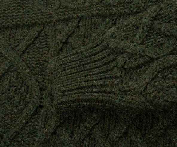 C.P. Company Green Fair Isle Knitted Crewneck