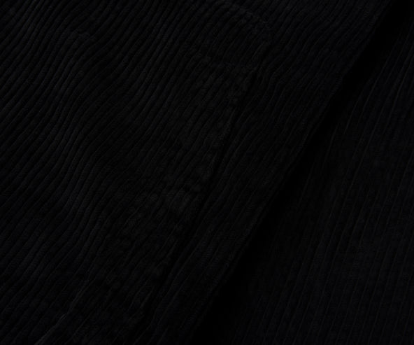 C.P. Company Black Corduroy Goggle Hoodie