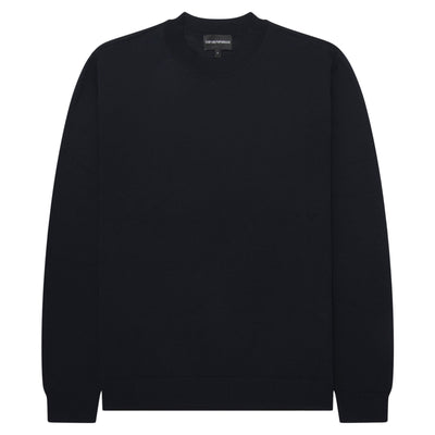 Emporio Armani Navy Travel Thin Knitted Sweater