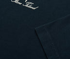 Stone Island Navy Stitched Back Embroidered Logo T-Shirt