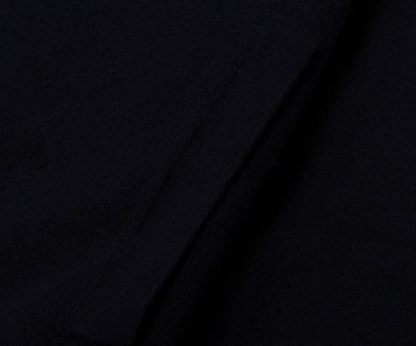 Emporio Armani Navy Woolen Trim Detailed Full Zip Cardigan