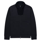Blue jacket on a white background