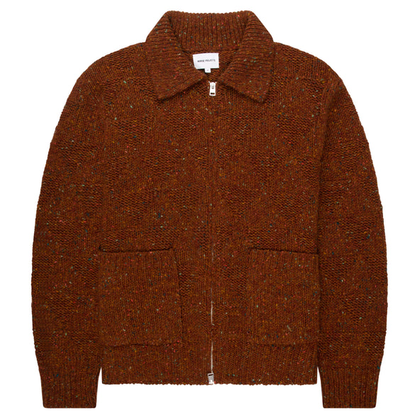 Norse Projects Orange Erik Donegal Diamond Jacket