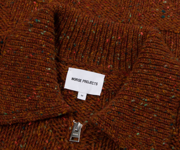 Norse Projects Orange Erik Donegal Diamond Jacket