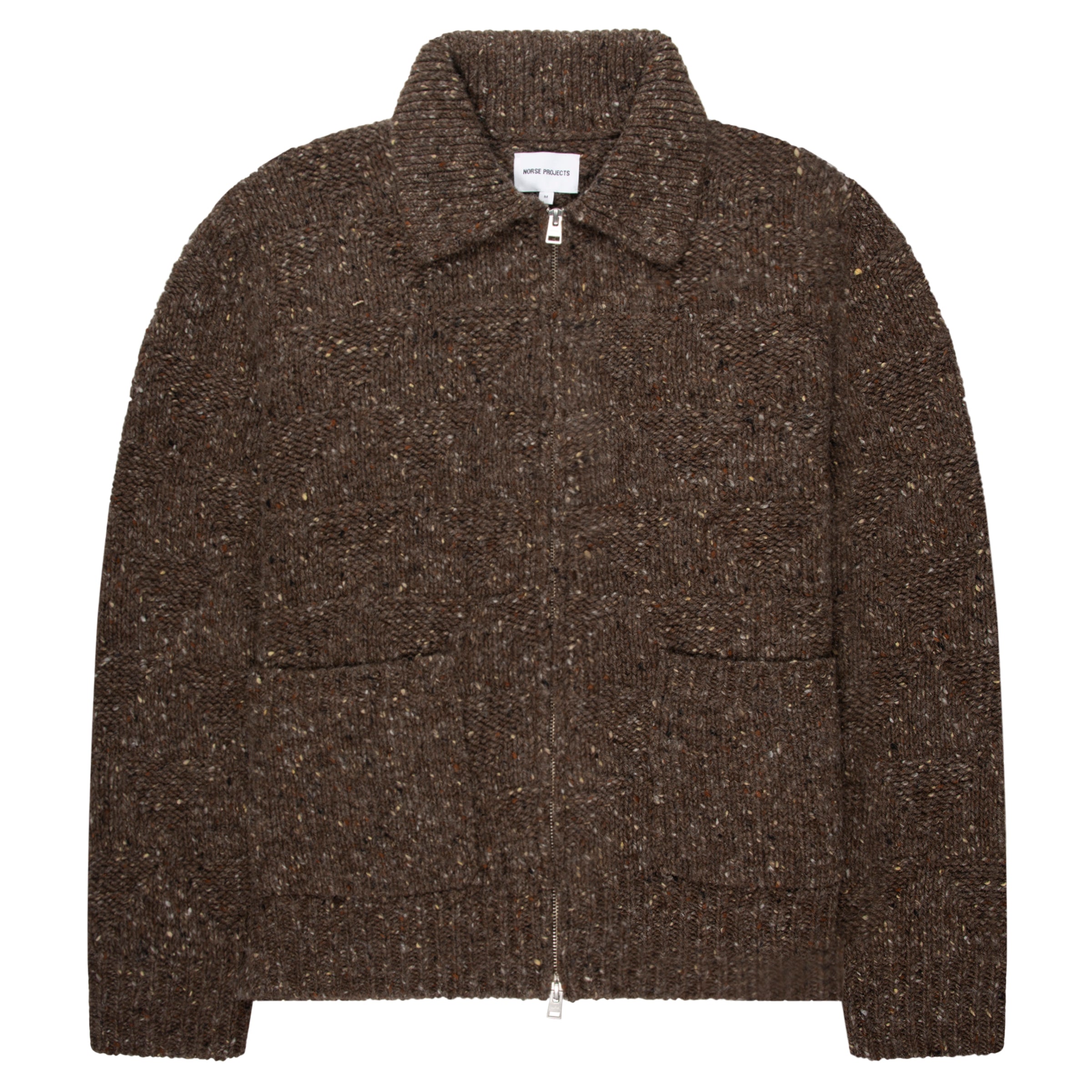 Norse Projects Brown Erik Donegal Diamond Jacket