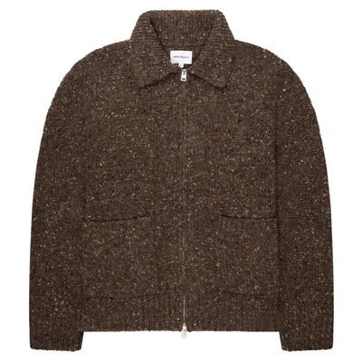 Norse Projects Brown Erik Donegal Diamond Jacket