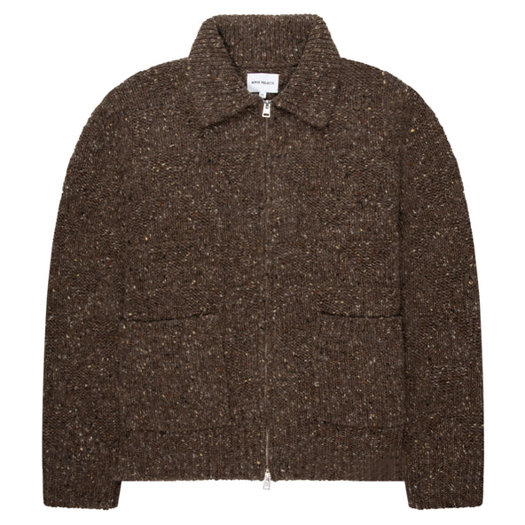 Norse Projects Brown Erik Donegal Diamond Jacket