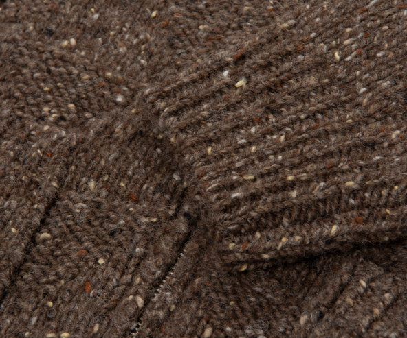 Norse Projects Brown Erik Donegal Diamond Jacket