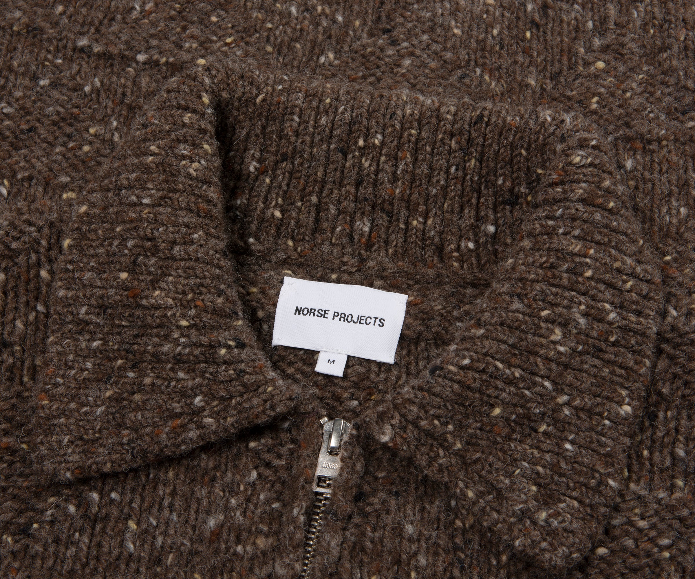 Norse Projects Brown Erik Donegal Diamond Jacket