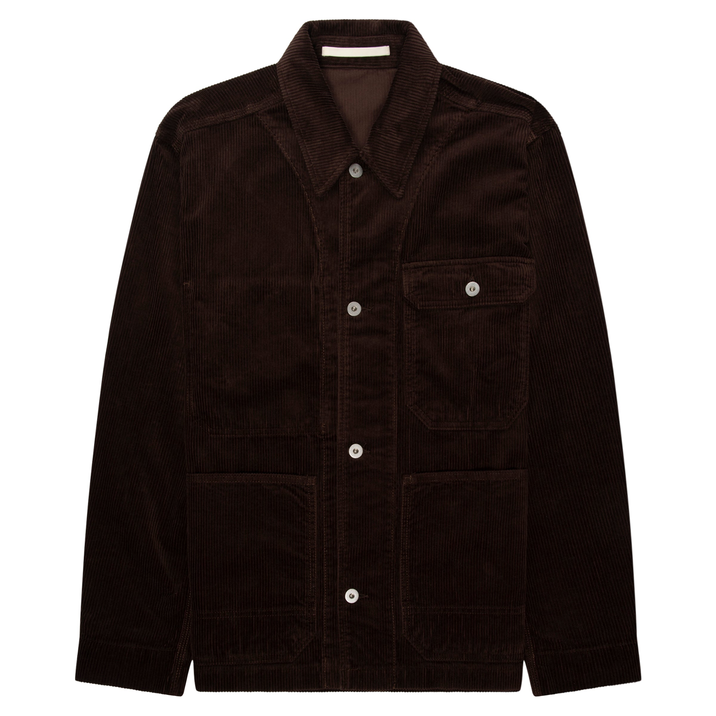 Norse Projects Chocolate Folk Wide Corduroy Chore Jacket