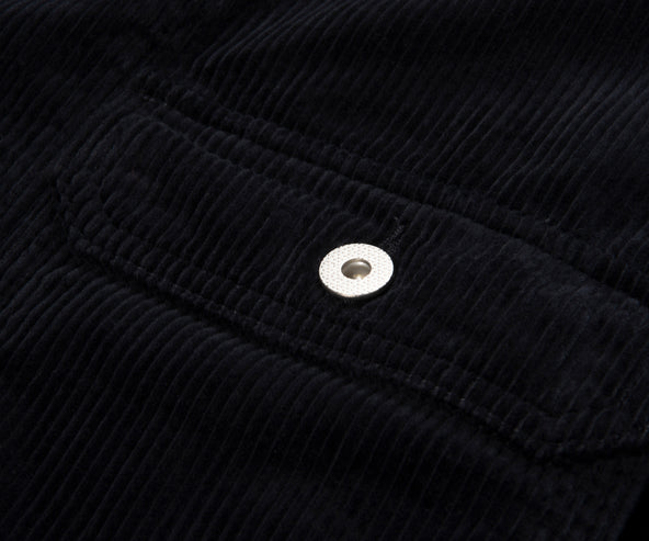 Norse Projects Dark Navy Folk Wide Corduroy Chore Jacket