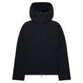 Emporio Armani Navy Fleece Lined Hooded Puffer Coat