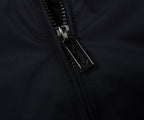 Emporio Armani Navy Fleece Lined Hooded Puffer Coat