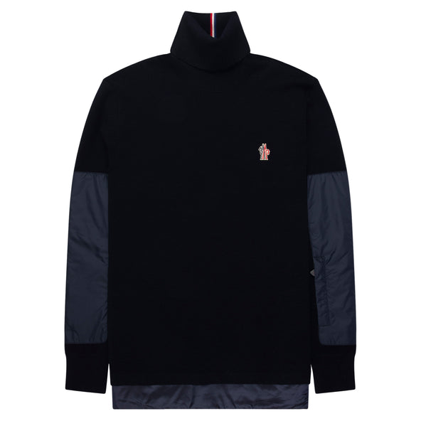 Moncler Grenoble Navy Ciclista Turtle Neck Sweater