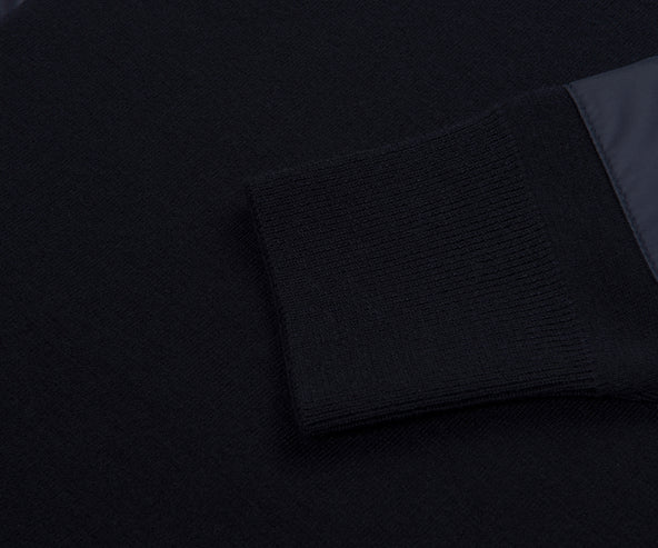 Moncler Grenoble Navy Ciclista Turtle Neck Sweater