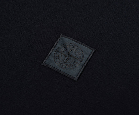 Stone Island Ghost Navy Box Logo LS Polo