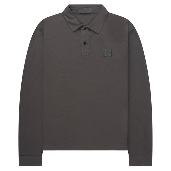 Stone Island Ghost Stone Box Logo LS Polo