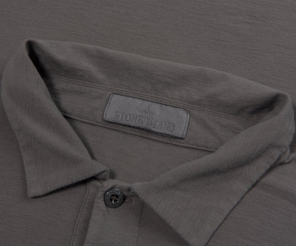 Stone Island Ghost Stone Box Logo LS Polo