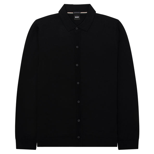 Boss Black Helbert Full Button LS Polo