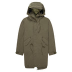 C.P. Company Green Twill Hooded Parka