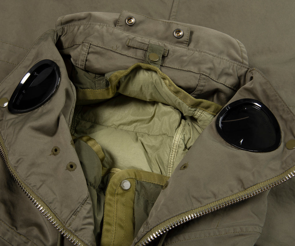 C.P. Company Green Twill Hooded Parka