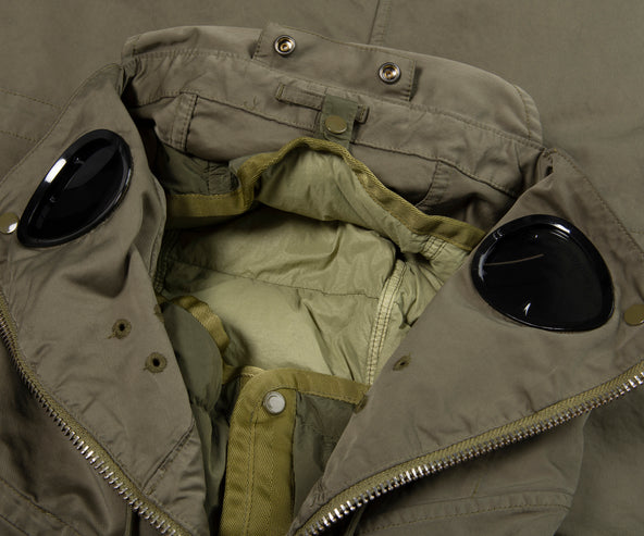 C.P. Company Green Twill Hooded Parka