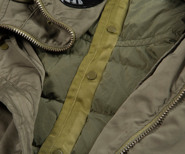 C.P. Company Green Twill Hooded Parka