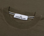 Stone Island Green Stitched Back Embroidered Logo T-Shirt